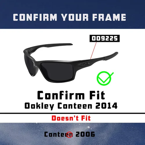 Miniatura 5 de Predrox Canteen 2014 - Lentes de repuesto para gafas de sol Oakley OO9225 polarizadas