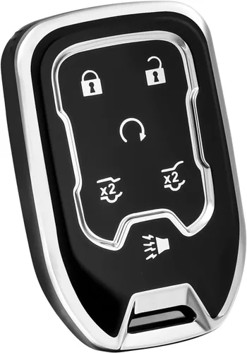 Miniatura 12 de OFFWEGO - Funda para llavero GMC, funda de TPU suave con protección para llaves inteligentes, compatible con GMC Chevy Chevrolet Suburban Tahoe