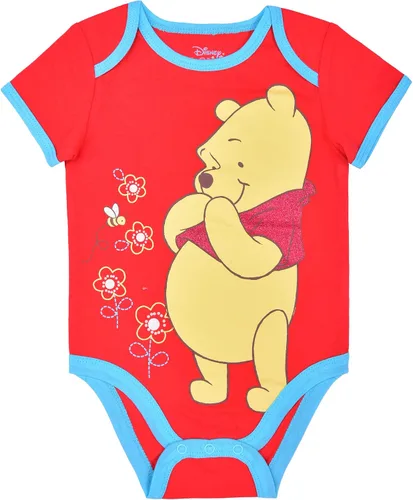 Miniatura 4 de Disney Minnie, Pooh o Cenicienta, paquete de 2 mamelucos con babero