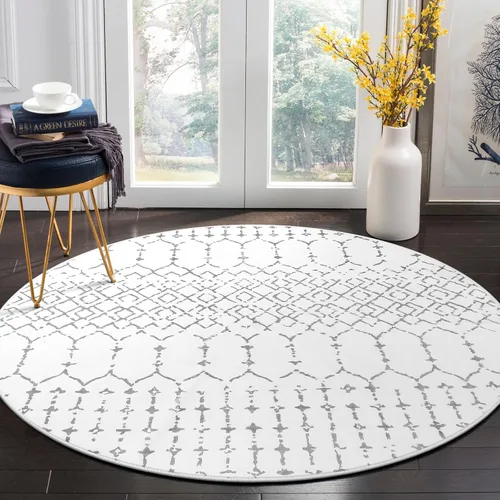 Miniatura 63 de Lahome Alfombras marroquíes para pasillos 2x8 Beige Alfombra de pasillo lavable antideslizante resistente a las manchas Alfombra de cocina