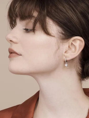 Miniatura 2 de Ted Baker London Harrye Tiny Heart Huggie - Aretes de aro para mujer