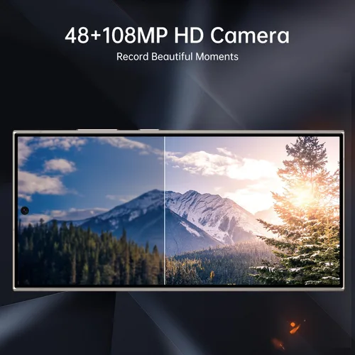 Miniatura 4 de Teléfono inteligente I24 Ultra 5G, 6+256 GB teléfono desbloqueado, Android 13.0, cámara de zoom de 48+108MP, teléfono móvil con bolígrafo integrado