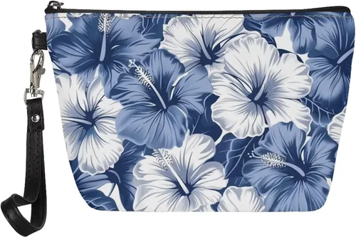 Miniatura 22 de Howilath Novedad Impreso Elegante Bolso Cosmético De Las Mujeres, Perros Animales Perezoso Diseño Floral Niña Trapezoide Cosméticos Bolsa De