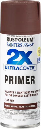 Miniatura 16 de Rust-Oleum 334017 Painter's Touch 2X Ultra Cover - Imprimación en aerosol, 12 onzas, gris plano, (paquete de 1)