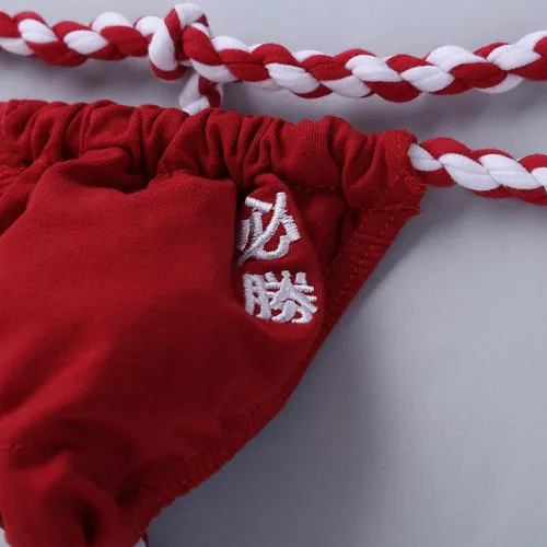 Miniatura 6 de iEFiEL - Tangas sexy para hombre con tacos en T, de algodón, para lencería y lucha