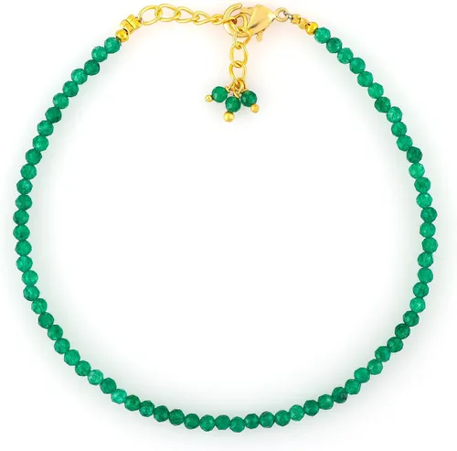 Miniatura 17 de TGH Pulsera de cuentas naturales con piedras preciosas microfacetadas, joyería para ella, cristales curativos energéticos de piedra natal, cadena