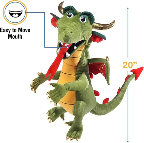 Miniatura 3 de Marioneta estilo dragón, ventrílocuo de 20