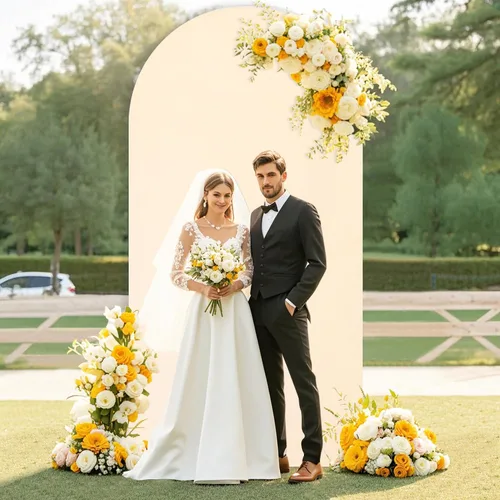 Miniatura 2 de Fundas de arco para boda, de elastano, para telón de fondo arqueado, 6 x 2.6 pies, cubierta de marco de arco de globos para decoración de fiesta