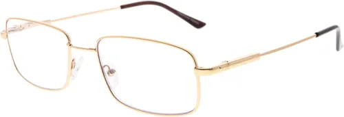 Miniatura 3 de BFOCO Gafas de lectura progresivas multienfoque anti UV para hombre, 3 niveles, lectores de visión para mujer (dorado, +1.00)
