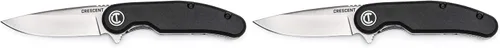 Miniatura 16 de Crescent Cuchillo de bolsillo de 3-1/4 pulgadas con hoja de punta caída y mango de aluminio - CPK325A
