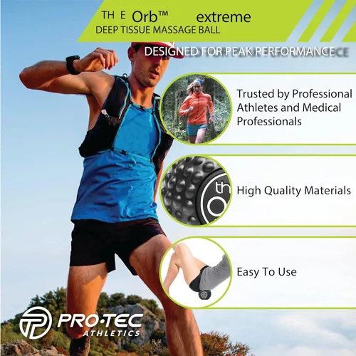 Miniatura 2 de Pro-Tec Athletics Orb Massage Balls, Vary in Size and Color, Deep Tissue Massage, Muscle Relief, Promotes Flexibility, Hamstring, Quadriceps, Calf