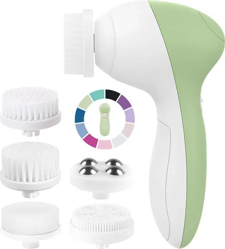 Miniatura 11 de Cepillo de Limpieza Facial Exfoliante para el Rostro Limpiador Exfoliante para el Cuidado de la Piel Lavado para Mujeres Niñas Exfoliante Eléctrico