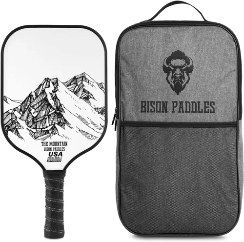 Miniatura 7 de Bison Paddles: Paletas de pickleball de grafito de carbono, raquetas ligeras de pickleball Núcleo compuesto de panal que mejora la colocación