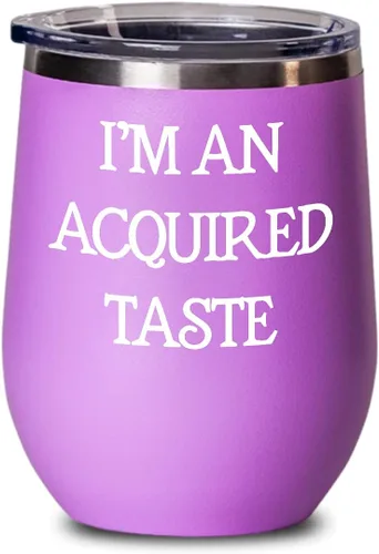 Miniatura 3 de I'm An Acquired Taste Wine Tumbler Travel Stemless Cup