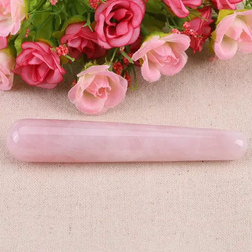 Miniatura 8 de Varita de masaje de piedra, varita de masaje de cristal, 3.93 pulgadas de cuarzo natural, varita de masaje facial, herramienta de masaje de palo
