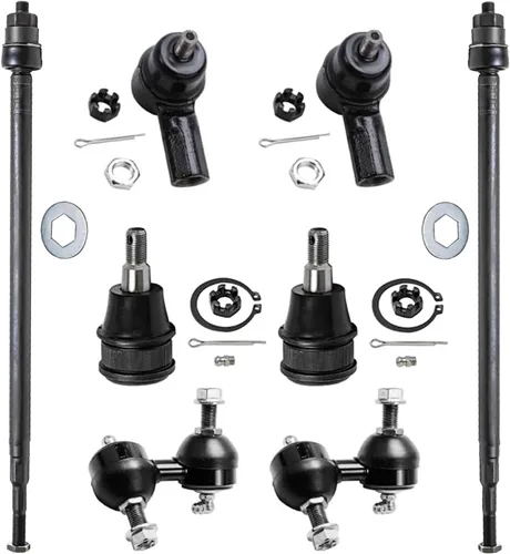 Miniatura 172 de Detroit Axle – Kit de suspensión delantera para Hyundai 2013-2018 Santa Fe 2 enlaces de barra de estabilizador 4 varillas de amarre interiores