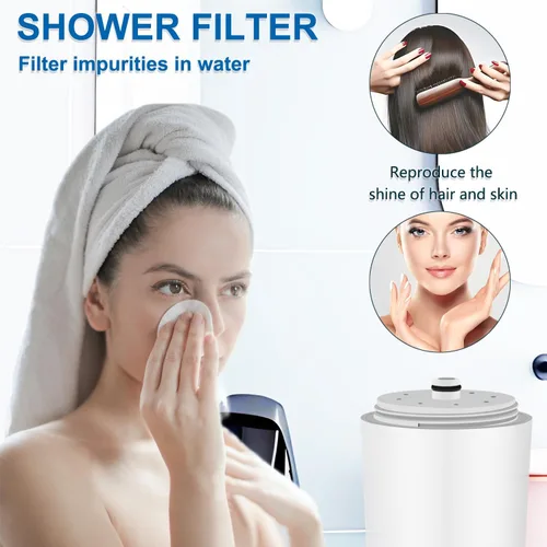 Miniatura 5 de Filtro de repuesto de agua para cabezal de ducha, compatible con cartucho de cabezal de ducha Aquasana AQ-4100, AQ-4100NSH, AQ-4105CHR, AQ-4125