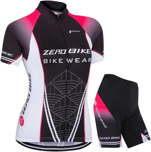 Miniatura 19 de Jersey de ciclismo para mujer, de manga corta, secado rápido, transpirable, para montaña.