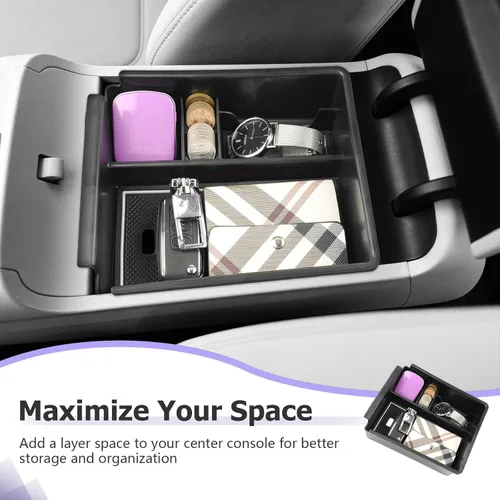 Miniatura 5 de 2025 2026 T ucson Accesorios para Hyundai T ucson 2022-2025 2026 2026 Organizador de consola central, caja de almacenamiento, reposabrazos