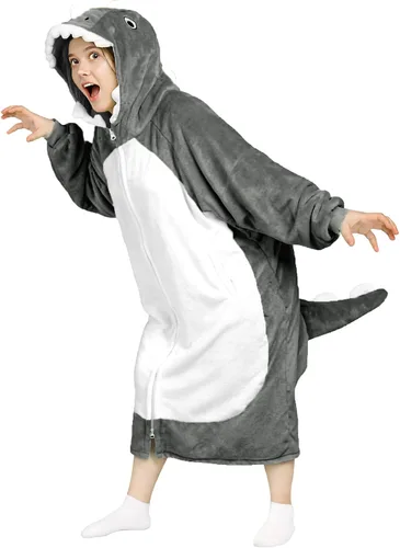 Miniatura 22 de Waitu Manta Ponible de Oso con Capucha, Divertidos Disfraces de Halloween, Regalos de Cumpleaños para Mujeres, Hombres, Niños y Niñas, Manta