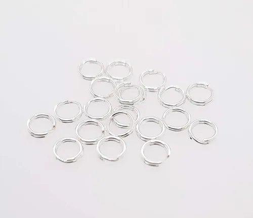 Miniatura 5 de 20 piezas de anillo redondo dividido de plata de ley de 0.138 in para abalorios y búsqueda de joyas por CRAFT WIRE