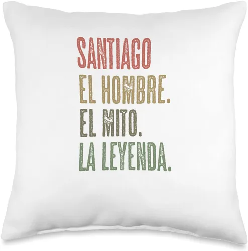 SANTIAGO - El Hombre El Mito La Leyenda | Nombre - Throw Pillow