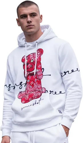 Miniatura 113 de SCREENSHOT Sudadera urbana de forro polar para hombre, diseño de dibujos animados de animación, parche bordado de gel