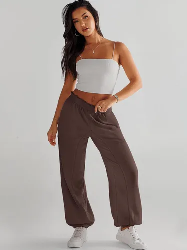 Miniatura 9 de ANRABESS Pantalones deportivos de cintura alta para mujer