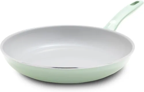 Miniatura 10 de GreenPan Dover - Sartén de 12 pulgadas con revestimiento antiadherente de cerámica libre de PFAS no tóxicos, para sellar, saltear, freír huevos