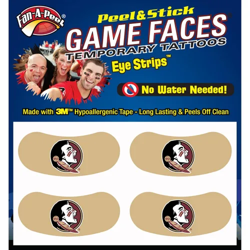 Miniatura 247 de Fan-A-Peel Tatuajes temporales sin agua del estado de Florida, hipoalergénicos, para despegar y pegar, tatuajes temporales impermeables, con Florida