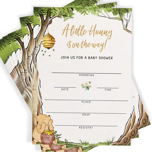 Miniatura 8 de Juego de Adivina Cuántos para Baby Shower, Juego de 30, Suministros para Fiestas - Colección Clásica de Winnie Pooh (Juego de Cuántos)