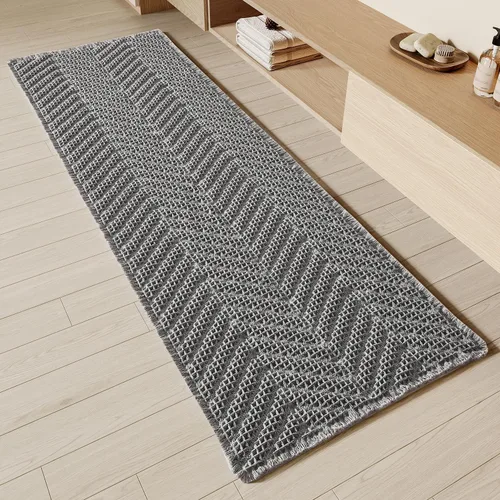 Miniatura 12 de BULULOM Alfombras de Baño Boho, Alfombra de Baño Waffle Mejorada, Alfombras de Baño Súper Absorbentes Antideslizantes, Alfombras Lavables a Máquina
