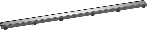 Miniatura 12 de hansgrohe RainDrain Match - Drenaje de ducha lineal para 23 5/8 pulgadas, con marco de altura ajustable en cromo, drenaje rectangular de acero