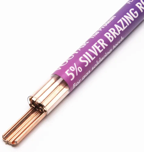 Miniatura 8 de 40 Varillas de Soldadura de Cobre BCuP-2 (5/64" x 9.8") 2mm de Fósforo Redondas Autoflujo para Soldadura de Latón Varillas de Soldadura para TIG