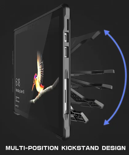 Miniatura 2 de SUPCASE Funda para Microsoft Surface Pro 7/6/5/4/LTE con soporte (Unicorn Beetle Pro), [soporte para bolígrafos] [protección de grado militar] funda