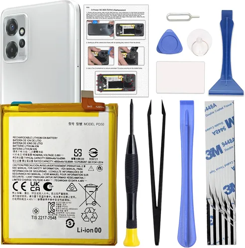 Miniatura 20 de GREEN FUSION Solo para reemplazo de batería Moto G8 Plus, batería KD40 para Moto G8 Plus, con kit de herramientas de reparación