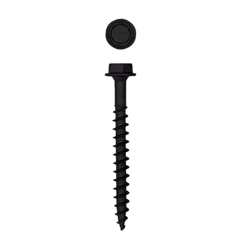 Miniatura 22 de Tornillos de retraso de madera estructural con cabeza hexagonal exterior de 1/2 "x 5" Powerlags Hex (25 EA)