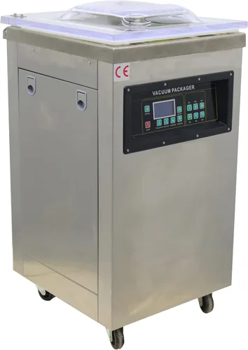 TECHTONGDA Máquina de sellado al vacío de cámara Sellador de envasado Acero inoxidable para ahorro de alimentos Longitud de sellado DZ500 de una