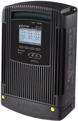 Blue Sea 7531 - Cargador de batería (12 V CC 25 A, 3 salidas Gen 2)