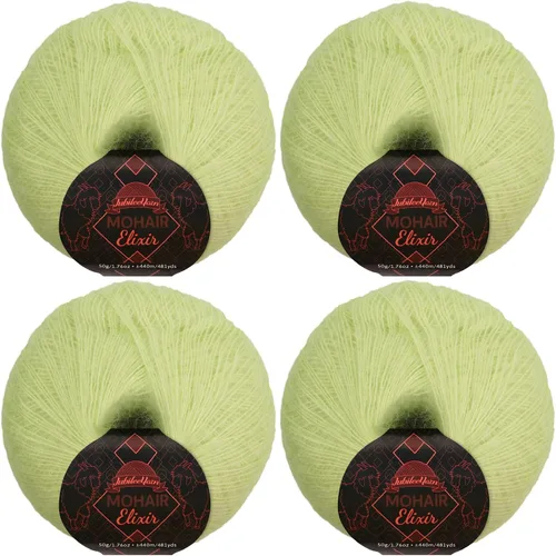 Miniatura 109 de JubileeYarn Mohair Elixir Yarn - 50g/Skein Baby Wool Blend - Cosmopolitan - 1 Skein