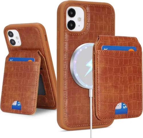 Miniatura 9 de Havaya Funda compatible con iPhone 11, cartera MagSafe con tarjetero - Funda magnética desmontable 2 en 1 - Ranuras para tarjetas de crédito