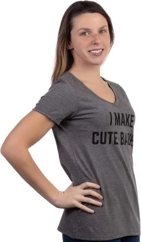 Miniatura 3 de Camisetas divertidas para mujer, con frase sarcástica y con cuello en V