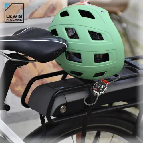 Miniatura 5 de Cerradura de seguridad triple Lewis N Clark, Negro -, Compacto