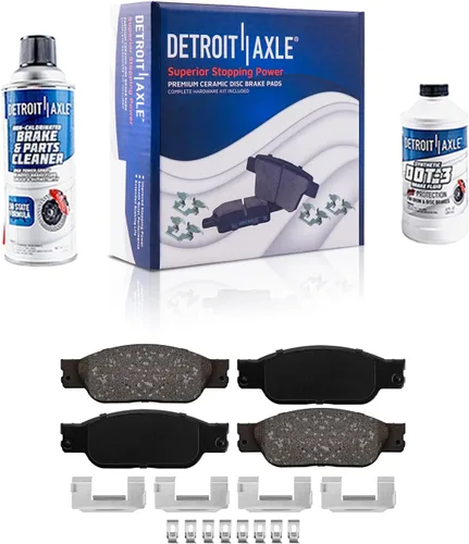 Miniatura 15 de Detroit Axle - Pastillas de Freno Delantero para Mercedes- Benz C230 C250 C300 SLK250, Pastillas de Freno Cerámica w/Reemplazo de Hardware