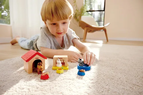 Miniatura 3 de Animales de madera para casas de muñecas Family Pets de Hape