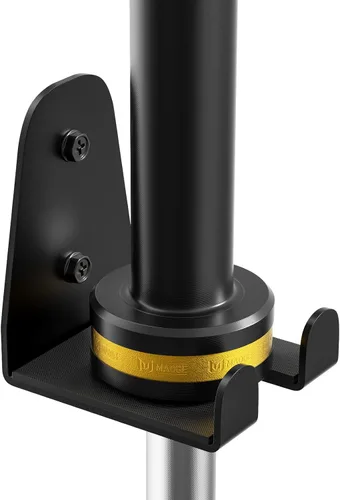 Miniatura 7 de JNIHEEP Colgador de Barra Olímpica, Estante de Barra de Gimnasio para Garaje, Estante de Montaje Vertical para Barras, Recubierto en Polvo Negro
