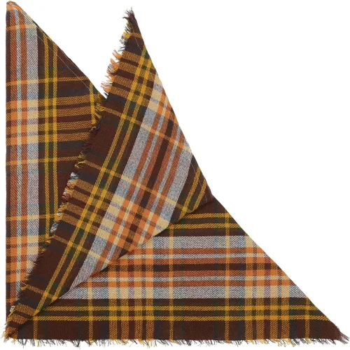 Miniatura 3 de American Trend Bufandas para mujer, bufanda triangular de invierno, bufanda clásica a cuadros, bufanda cálida, bufandas suaves, chal de punto