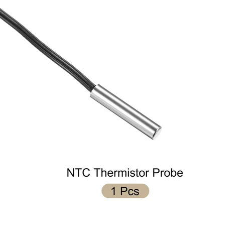 Miniatura 5 de Sonda de termistor NTC 100K 1.6ft Sonda de sensor de temperatura de acero inoxidable impermeable, [para transmisor digital de temperatura]