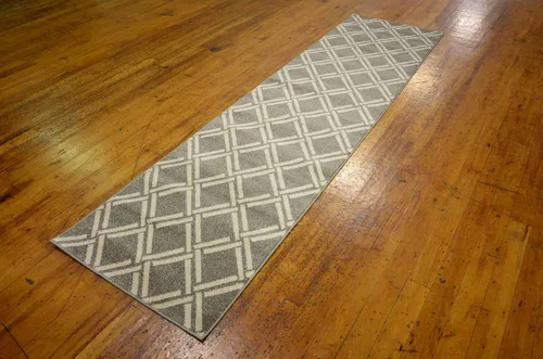 Miniatura 25 de Unique Loom Trellis Collection - Alfombra geométrica moderna azul marino (9 pies x 12 pies)
