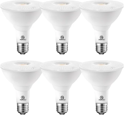 Miniatura 8 de Bombillas LED PAR30 de Energetic, luz de inundación para interiores y exteriores de 10 vatios (equivalente a 75 vatios), 3000 K blanco cálido, 1000